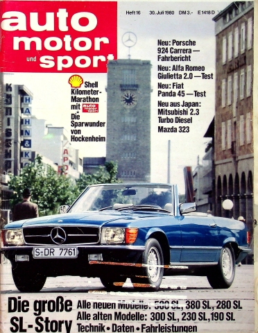 Deckblatt Auto Motor und Sport (16/1980)